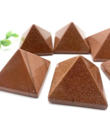 Home Decoration Natural Golden Sandstone Stone Quartz Crystal Pyramid Reiki Tower Home Ornaments Decoration Stones Stones PEIQIYIN Stone Mineral Specimen - Buy Online on GoSupps.com