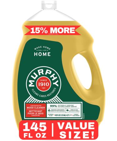 Murphy Oil Soap Wood Cleaner Original Concentrated Formula 145 oz Bottle Bundled with a PD Bag