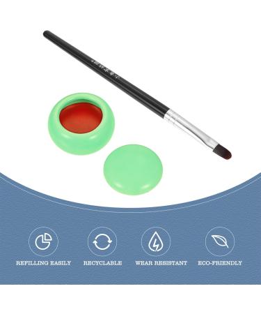 SUBOFAN ABOOFAN 2Pcs Lipstick Blush Eyeshadow Vintage Blusher Moisturizing Lipstick Eyeshadow Cheek Blusher Multifunctional Blusher Creative Blusher Eyeshadow Eye Shadow Face - Buy Online on GoSupps.com