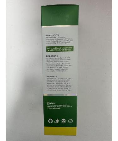 XINSZLIN Dog Breath Freshener 6-in-1 Canine Oral Care Spray Dog Mouthwash Oral Hygiene Support Freshens Breath Dog Teeth Cleaning Helps Fight Tartar Prevent Dental Plaque - Buy Online on GoSupps.com