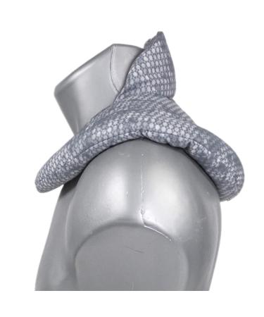 Neck horns with stand -up collar spelled cushion -neck pillow heat cushion -pinkel grain cushion Nacks -Color: Used look gray -blue