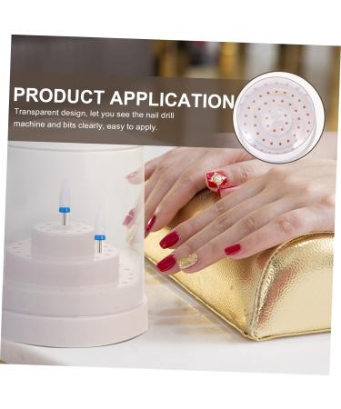 FRCOLOR 8 Pcs Grinding Head Storage Box Nail Drill Holder Nail Drill Bit Organizer Nail Tool Organizer Nail Grinding Organizer Case Grinding Head Display Base Nail Bit Manicure - Buy Online on GoSupps.com