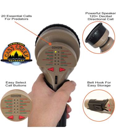 Cass Creek Mega Amp 20X Predator Call - Hand Held Electronic Call | Loud Expert Calls for Beginners - CC548 - Buy Online on GoSupps.com