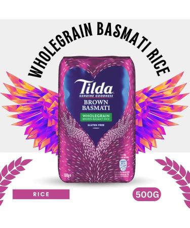 Tilda Grain Basmati Jasmine Rice Pick N Mix - Choose From 5 Flavours | Easy Cook Long-Grain Pure Original-Basmati Brown Basmati-Wild Fragrant Thai-Jasmine Wholegrain Brown-Basmati - Pack of 2 - Buy Online on GoSupps.com