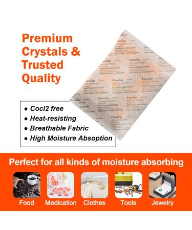 Buy FONDAY 500g Silica Gel Drying Agent - 2 Pack | Food Quality Moisture Absorber | Rapidly Reactivates | Color Change Indicator - Buy Online on GoSupps.com
