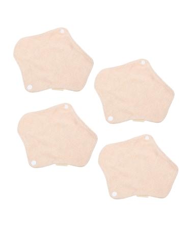 Minkissy Washable women's bandages reusable panty liners reusable women's tapes women's bandages women bandage anti-pouring pure cotton 4 pieces