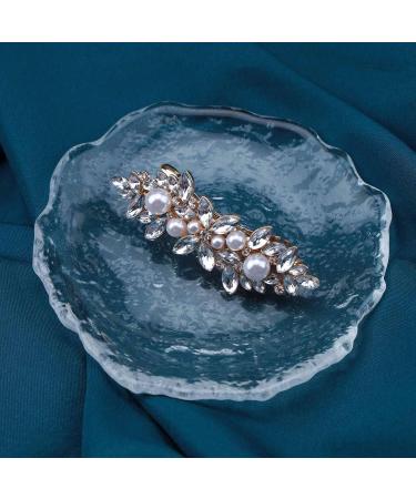 JYTDBCS Pearl Hair Barrette Crystal Pearl wedding hair accessories for women pearl hair pins pearl hair accessories pearl hair barrettes for women pearl hair pins - Buy Online on GoSupps.com