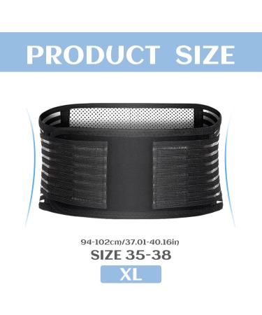 Back Support Belt for Men and Women Self Heating Supportive Lower Back Brace XL Breathable Lumbar Support Belt with Straps Back Belt - Buy Online on GoSupps.com