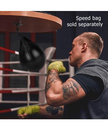 Stainless Steel Speed Bag Swivel with 360 Ball Bearing - Complete Mount Kit for Hanging Punching Speed Bag Platform Stand - Buy Online on GoSupps.com