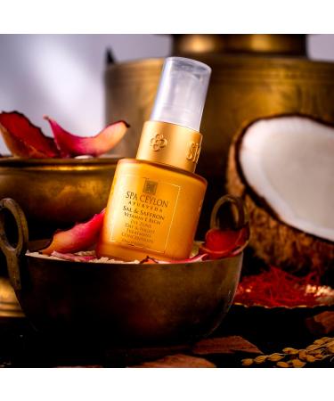 SPA CEYLON Sal & Saffron Eye Zone Treatment Concentrate | Vitamin E & Hyaluronic Acid for Dark Circles & Puffiness | Day & Night Eye Care - International Shipping - Buy Online on GoSupps.com