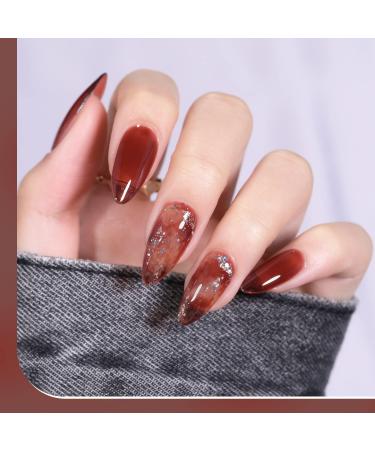 KRISNICE Wine Burgundy Red Cat Eye Gel Nail Polish Set for Fall Manicure - KCS2-004 - Buy Online on GoSupps.com