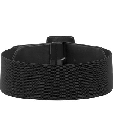 GRACE KARIN Women's 1950s 3 Inch Wide Elastic Belt in Black - Size Large - Buy Online on GoSupps.com