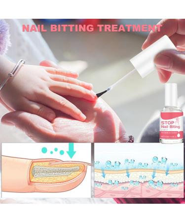 Anti Nail Biting Polish Nail Biting Prevention Stop Deterrent Nail Polish Treatment Clear Nail Polish Stop Nail Biting Nail Varnish For Adults & Children Natural Plant Extract - Buy Online on GoSupps.com