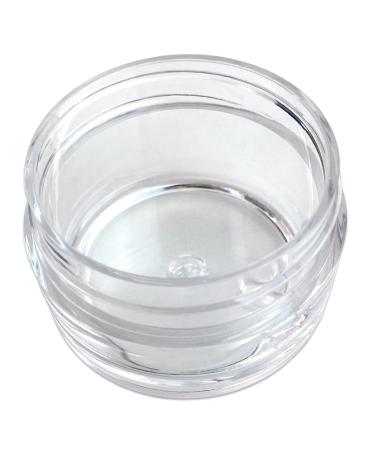 Beauticom 24 Pieces Clear Jars Set - 20G/20ML with White Lids for Lotion Creams Toners & Lip Balms - BPA Free | Ideal for Makeup Samples & International Shipping - Buy Online on GoSupps.com