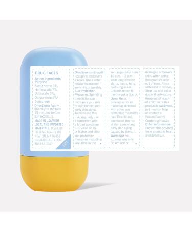 First Aid Beauty - Hydrating Sunscreen Milk with Colloidal Oatmeal Broad Spectrum SPF 45 Non-comedogenic SPF Formula Helps Nourish Skin with Organic UV Filters & Glycerin 24-hour Hydration 1.7 oz | Non-comedogenic SPF  - Buy Online on GoSupps.com