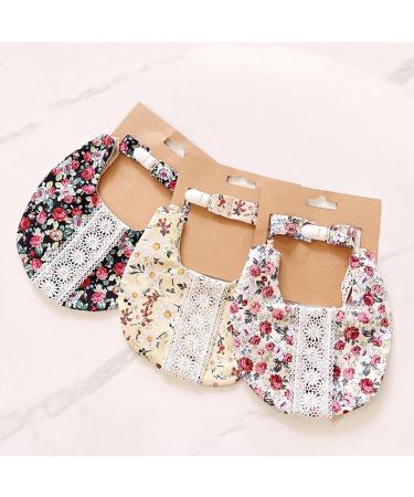 Buy Money7 3-Part Baby Headband & Bib Set - Floral Design Saliva Towel & Pacifier Clip for Boys & Girls - Pink | International Shipping Available - Buy Online on GoSupps.com