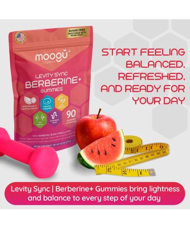 Berberine Mega Formula Gummies (45 days) Turmeric Ceylon Cinnamon Alpha-Lipoic Acid Gymnema Sylvestre Apple Cider Vinegar White Kidney Bean Chromium Myo & D-Chiro Inositol (40:1) - Buy Online on GoSupps.com