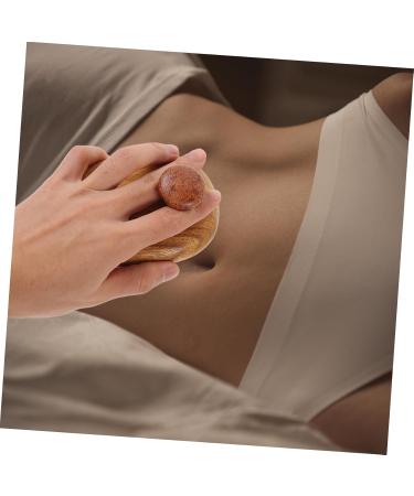 Tovinanna Sandalwood Meridian Brush & 12 Pearl Thigh Massager | Gua Sha Wood Spa Tools for Body Massage & Femininity - Buy Online on GoSupps.com