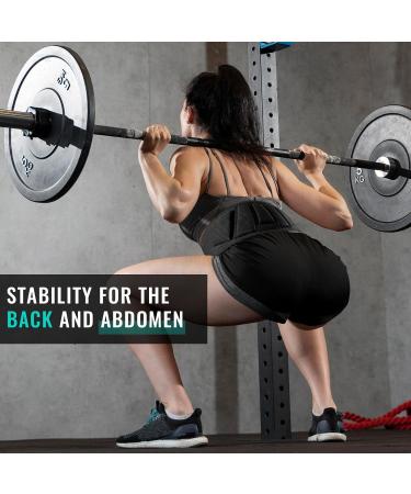 Sawan Weight Lifting Belt for Men & Women - Ultimate Fitness & Bodybuilding Support | Strength Training Powerlifting Gym | Adjustable Black Design - Buy Online on GoSupps.com