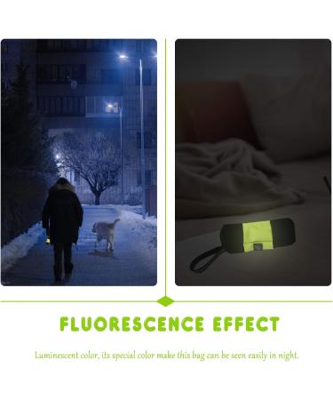 Mipcase Pet Snack Pack Travel Snack Bag Cat Poop Bag Carrier Leashes Dog Snack Bag Fluorescence Cat Snacks L Light Green - Buy Online on GoSupps.com