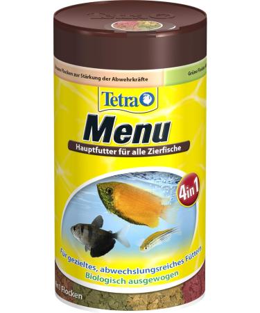 Tetra Min Menu Fish Feed - Varied Main Feed Mix for All Ornamental Fish - 100 ml Can (25 g) - Buy Online on GoSupps.com
