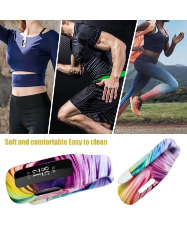 TZY 2-Pack Clips Replacement for Fibit Inspire 2  Soft Comfortable Silicone Clip 360Protection Holder Accessory Compatible with Fibit Inspire 2 (Pink White) - Buy Online on GoSupps.com