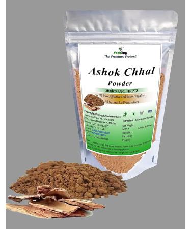CROW VedaYug Ashoka Bark Powder 100g Ashoka Chaal Saraca Indica Asoca Chhal Powder Pure & Organically Processed Fine Powder 100g - Buy Online on GoSupps.com