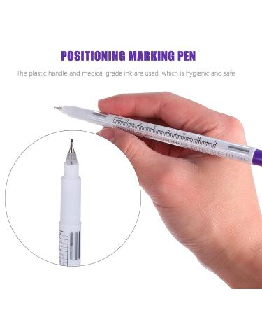 Uonlytech 10Pcs 0.5MM Tattoo Stencil Pens - Fine Point Markers for Coloring and Surgical Eyebrow Drawing - Buy Online on GoSupps.com