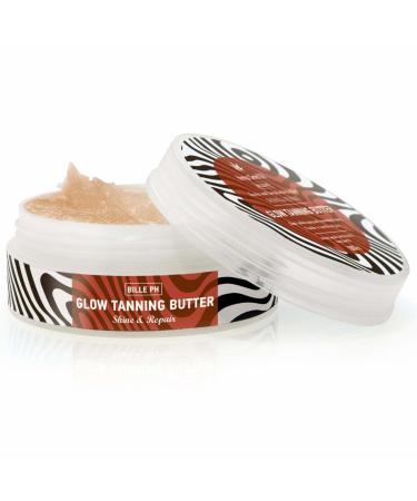 BODI BEAUTY Glow Tanning Tanning Butter Tanning Bronzer & Tanning Cream with Olive Oil Coconut Oil Shea Butter - SPF 0 Tanning Accelerator Shimmering Beads 150ml