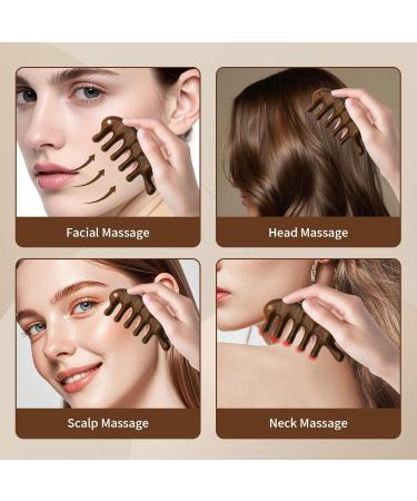 Lot de 3 peignes d'accouchement en bois de santal peignes de massage du cuir chevelu pour soulager la douleur du travail peignes en bois pour femme un cadeau de grossesse indispensable pour les - Buy Online on GoSupps.com