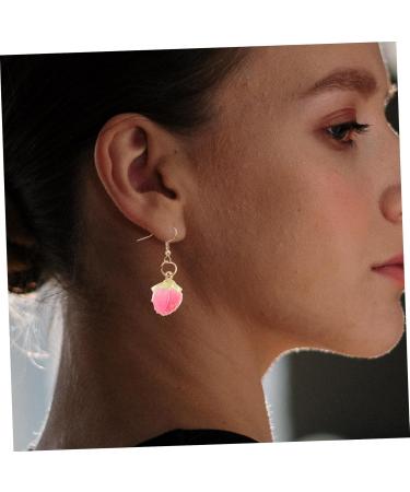 COHEALI 54 Pcs Acrylic Handmade Material Flower Dangle Earrings Mini Strawberry Pendant Novelty Ornaments 3d - Buy Online on GoSupps.com