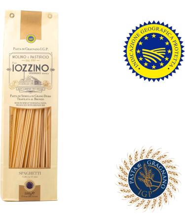 Pastificio F.lli Iozzino - Gragnano PGI pasta - Long pasta formats 3Kg (6x500g) | 1 Kg linguine + 1 Kg spaghetti + 1 - Buy Online on GoSupps.com