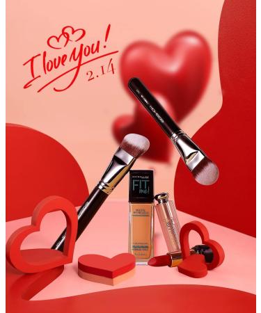 EIGSHOW Slanted Kabuki Brush for Liquid, Cream, and Powder Makeup - Professional Buffing and Blending Face Brush for Beginners and Pros - F625 - Buy Online on GoSupps.com