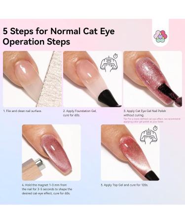  Saviland SAVILAND Cat Eye Magnet Set of 4 High Strength Nail Magnets: 3 in 1 Round Nail Magnets N35 Long Neodymium Stripe Bead Magnet Ultra Strong Nail Polish Magnet Training - Buy Online on GoSupps.com