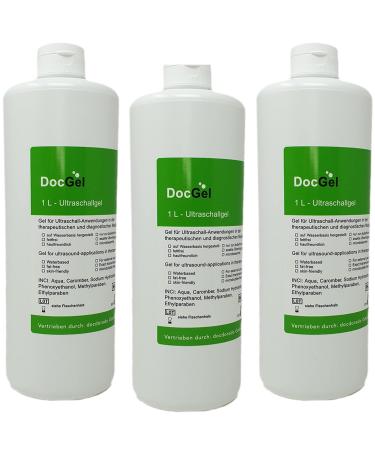 Docgel-Ultrasound gel for ultrasound devices sonography gel Leitgel contact gel ultrasound (1000ml) gel transmission gel medically glide gel (3)