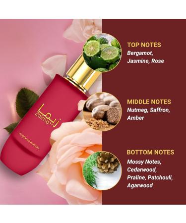 Zaima - Elegant Acqua de Parfum for Women | Long Lasting & Non-Alcoholic Fragrance | Spicy Woody Sweet Arabs Perfume 1.69 Fl. Oz. - Buy Online on GoSupps.com