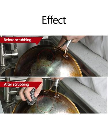 Stainless Steel Scrubber Cleaning Ball Scouring Ball for Pot Cleaner KitcheCleaning Tool for Kitchens Bathroom and More Kitchenware - Buy Online on GoSupps.com