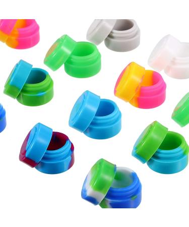 Shappy 2ml Silicone Wax Containers Set with Carving Tool & Mat - 100 Pieces, Non-Stick & Portable for Home Kitchen Travel | Random Color - Buy Online on GoSupps.com