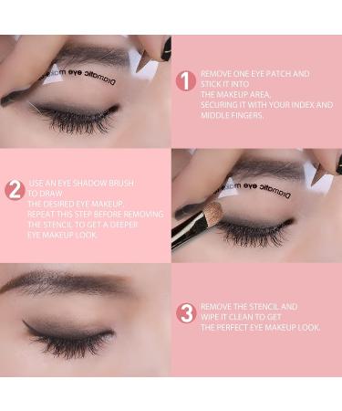 Variety of Shapes Quick Make-Up Stencils: Eyeliner Molds & Template for Easy Eyeshadow Application - Buy Online on GoSupps.com