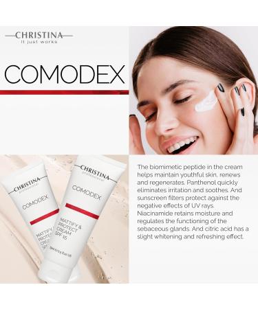 Christina Comodex - Mattify and Protect Cream SPF 15 for Oily and Combination Skin 75ml - Buy Online on GoSupps.com