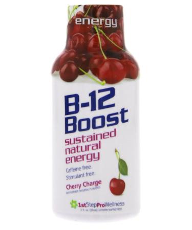 1st Step for Energy B-12 Boost Cherry Charge 12 (2 fl oz) bottles