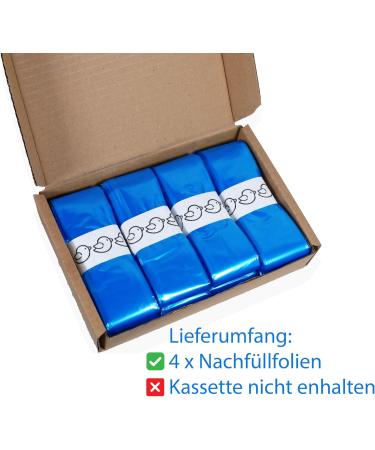 Little Birds 4 Premium Diaper Refill Films - Maximum Odor Protection - Fits Angelcare Litterlocker Spross & Littycat - Up to 280 Diapers - International Shipping Available - Buy Online on GoSupps.com