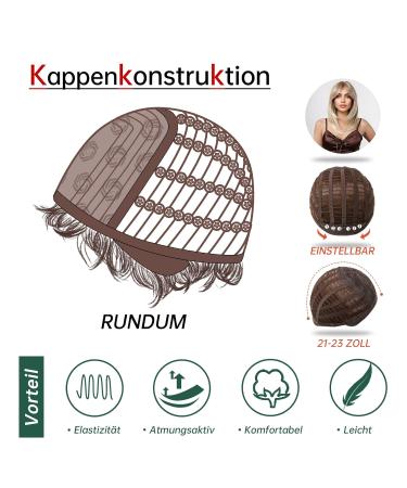 24-Inch Testar Blonde Wig for Women | Heat-Resistant Wigs with Air Bangs | Perfect for Daily and Party Use - Buy Online on GoSupps.com