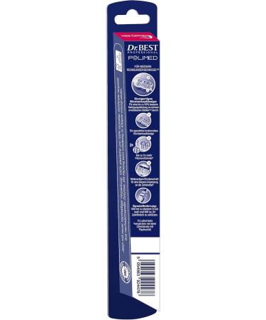 Dr. Best Polimed Toothbrush - Medium (5 Pack) | 49% Better Cleaning in Hard-to-Reach Areas - Buy Online on GoSupps.com