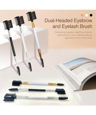 Buy 6 Pack 3 Head Eyebrow & Eyelash Shaper Comb | Makeup Grooming Tool with 3 Spoolie Brushes for Perfect Lashes & Brows - International Shipping Available - Buy Online on GoSupps.com