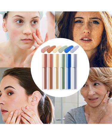 Concealer | Concealer Stick Full Coverage 6 Pieces Easy-Melting Pen Long Lasting Illuminating and Contour for Skin Blemishes Redness and Dullness - Buy Online on GoSupps.com