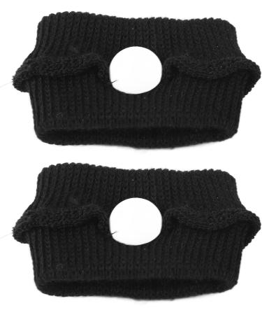Acupressure Bracelet Set for Appetite Control & Stress Reduction - 2 Black Bracelets for Weight Loss & Wellness - Buy Online on GoSupps.com