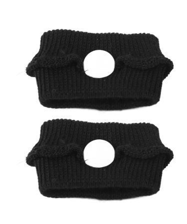 Acupressure Bracelet - 2 Travel Sickness Bands for Nausea & Dizziness Relief | Black Nylon - Buy Online on GoSupps.com