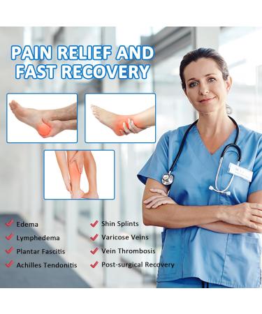 Buy Bella Medical Compression Stockings 20-30 mmHg for Men & Women Thigh Support Edema Relief Silicone Band 4XL Black - Buy Online on GoSupps.com