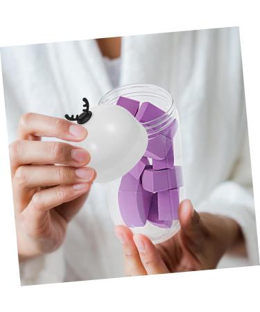 DOITOOL 2 Capsule Bottle Beauty Egg Makeup Sponge Makeup Facial Make up Sponge Cotton Pads for Face Makeup Foundation Face Sponge Makeup Egg Hydrophilic Polyurethane Boxed 20x7cm As Shown 1 - Buy Online on GoSupps.com